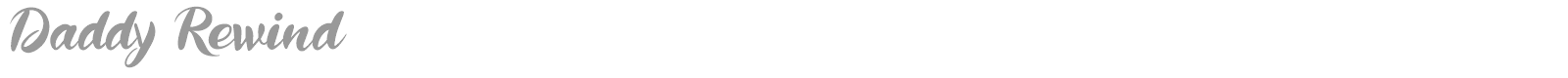 Daddy Rewind font preview